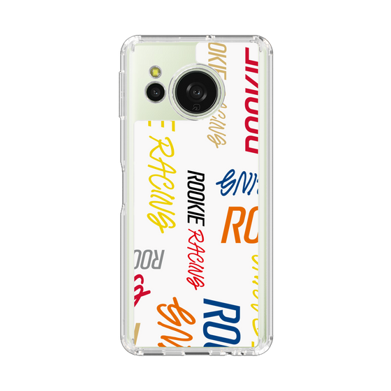 スリムプロテクションケース［ ルーキーレーシング - カラフルロゴ - ホワイト ］