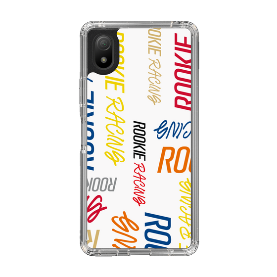 スリムプロテクションケース［ ルーキーレーシング - カラフルロゴ - ホワイト ］