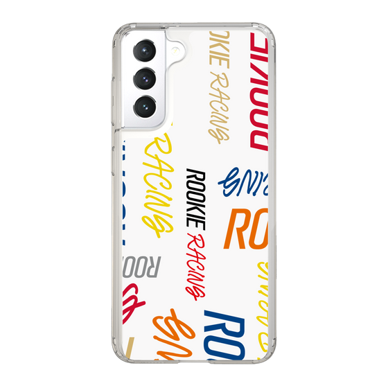 スリムプロテクションケース［ ルーキーレーシング - カラフルロゴ - ホワイト ］