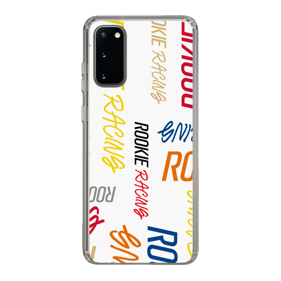 スリムプロテクションケース［ ルーキーレーシング - カラフルロゴ - ホワイト ］