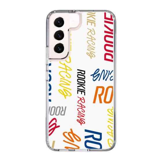 スリムプロテクションケース［ ルーキーレーシング - カラフルロゴ - ホワイト ］