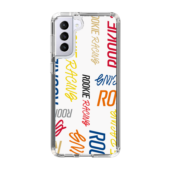 スリムプロテクションケース［ ルーキーレーシング - カラフルロゴ - ホワイト ］