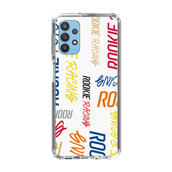 スリムプロテクションケース［ ルーキーレーシング - カラフルロゴ - ホワイト ］