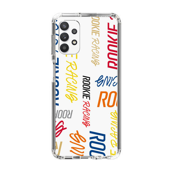 スリムプロテクションケース［ ルーキーレーシング - カラフルロゴ - ホワイト ］