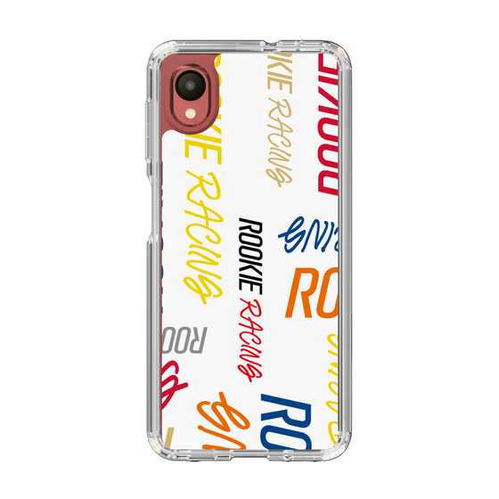 スリムプロテクションケース［ ルーキーレーシング - カラフルロゴ - ホワイト ］