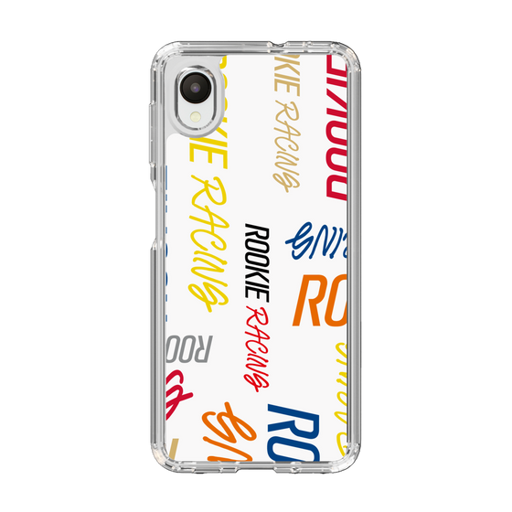 スリムプロテクションケース［ ルーキーレーシング - カラフルロゴ - ホワイト ］