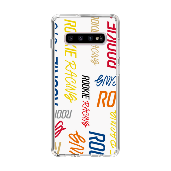 スリムプロテクションケース［ ルーキーレーシング - カラフルロゴ - ホワイト ］