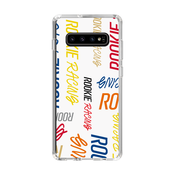 スリムプロテクションケース［ ルーキーレーシング - カラフルロゴ - ホワイト ］