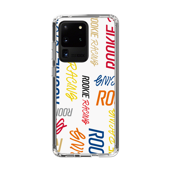 スリムプロテクションケース［ ルーキーレーシング - カラフルロゴ - ホワイト ］