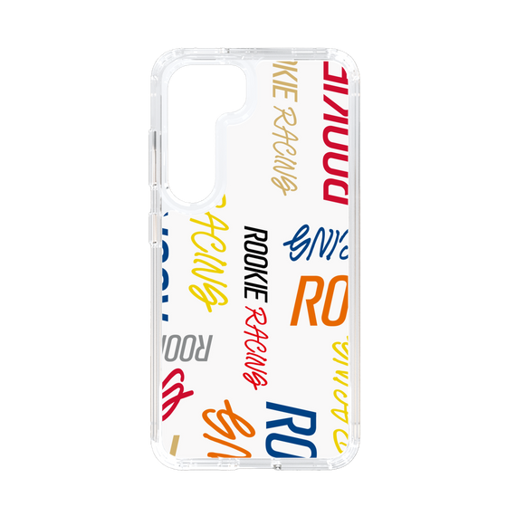 スリムプロテクションケース［ ルーキーレーシング - カラフルロゴ - ホワイト ］