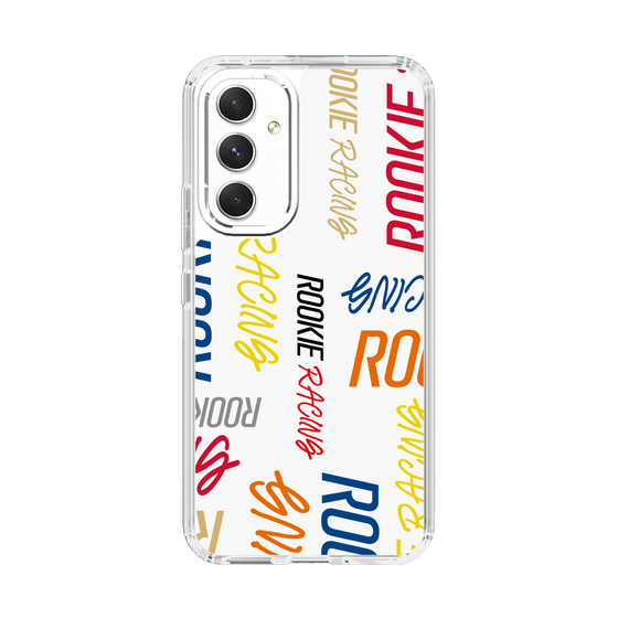 スリムプロテクションケース［ ルーキーレーシング - カラフルロゴ - ホワイト ］