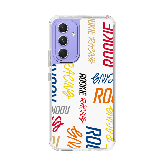 スリムプロテクションケース［ ルーキーレーシング - カラフルロゴ - ホワイト ］