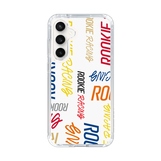 スリムプロテクションケース［ ルーキーレーシング - カラフルロゴ - ホワイト ］