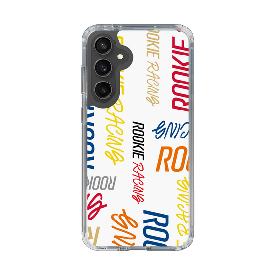 スリムプロテクションケース［ ルーキーレーシング - カラフルロゴ - ホワイト ］