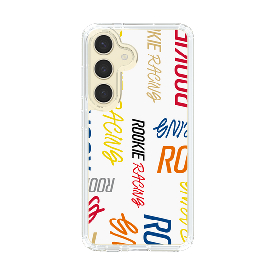 スリムプロテクションケース［ ルーキーレーシング - カラフルロゴ - ホワイト ］