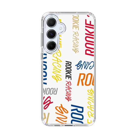 スリムプロテクションケース［ ルーキーレーシング - カラフルロゴ - ホワイト ］