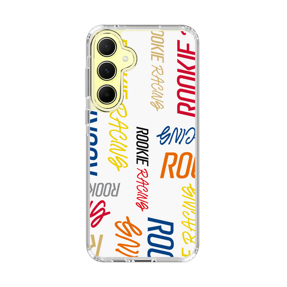 スリムプロテクションケース［ ルーキーレーシング - カラフルロゴ - ホワイト ］