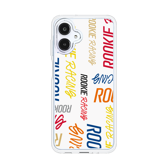 スリムプロテクションケース［ ルーキーレーシング - カラフルロゴ - ホワイト ］