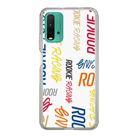 スリムプロテクションケース［ ルーキーレーシング - カラフルロゴ - ホワイト ］