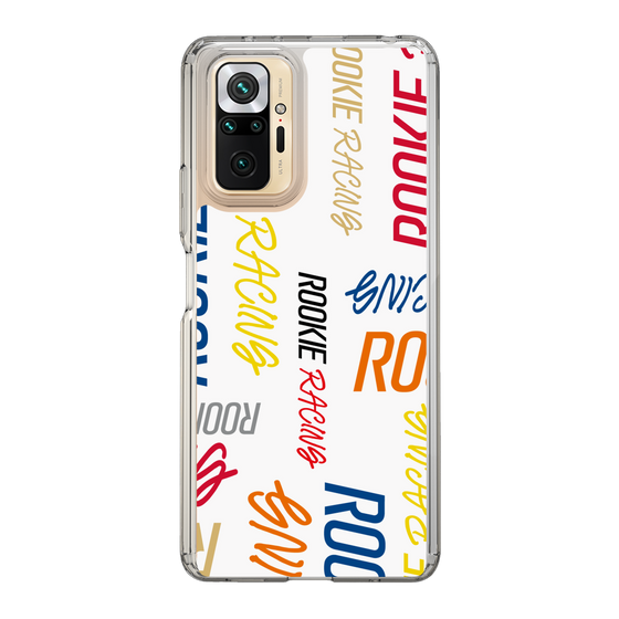 スリムプロテクションケース［ ルーキーレーシング - カラフルロゴ - ホワイト ］