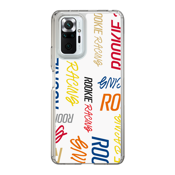 スリムプロテクションケース［ ルーキーレーシング - カラフルロゴ - ホワイト ］