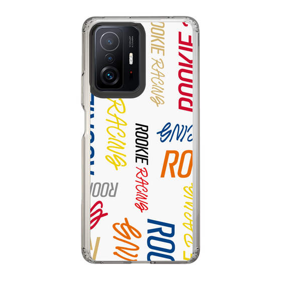 スリムプロテクションケース［ ルーキーレーシング - カラフルロゴ - ホワイト ］