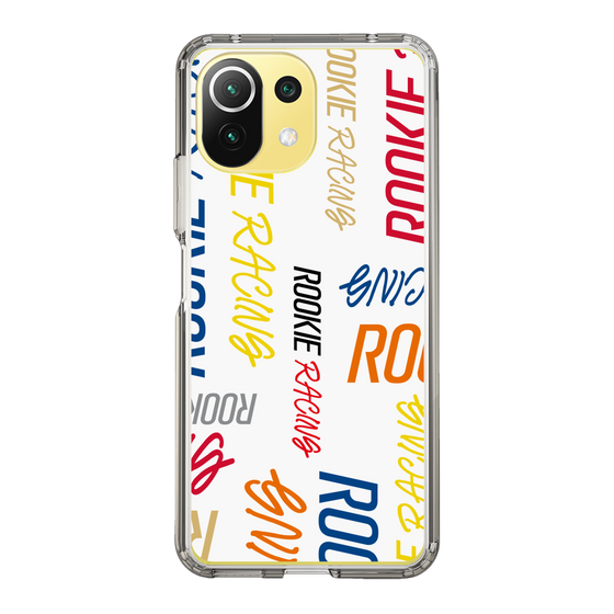 スリムプロテクションケース［ ルーキーレーシング - カラフルロゴ - ホワイト ］