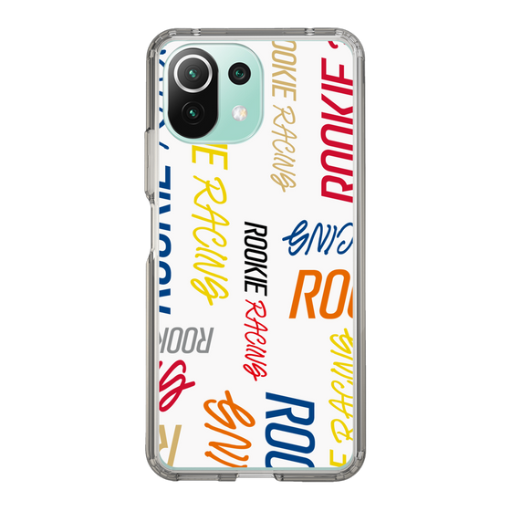 スリムプロテクションケース［ ルーキーレーシング - カラフルロゴ - ホワイト ］