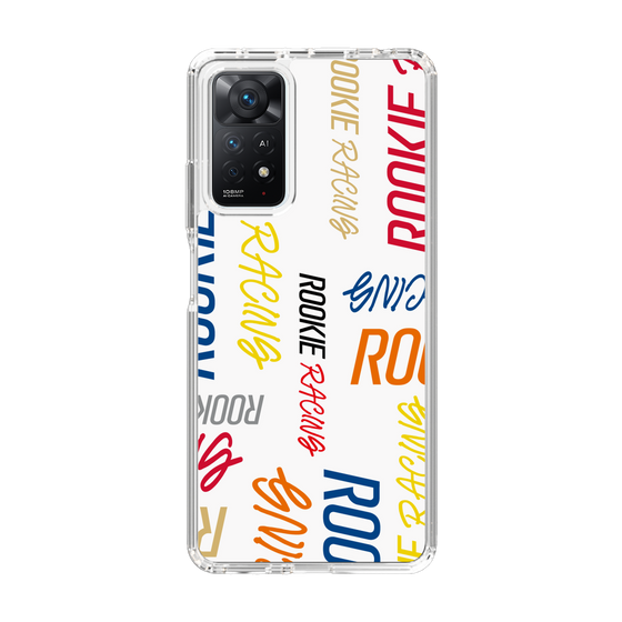 スリムプロテクションケース［ ルーキーレーシング - カラフルロゴ - ホワイト ］