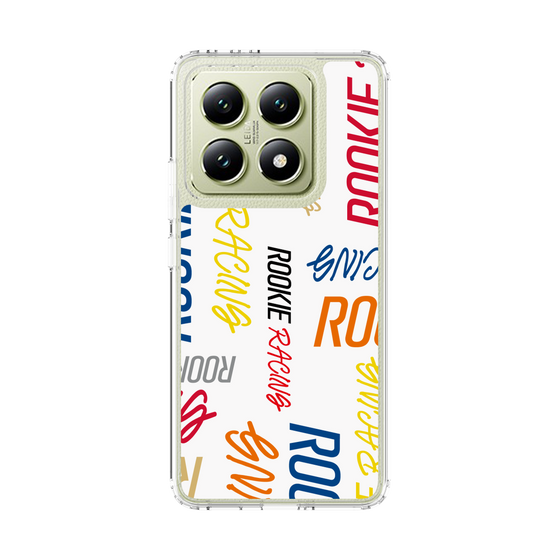 スリムプロテクションケース［ ルーキーレーシング - カラフルロゴ - ホワイト ］