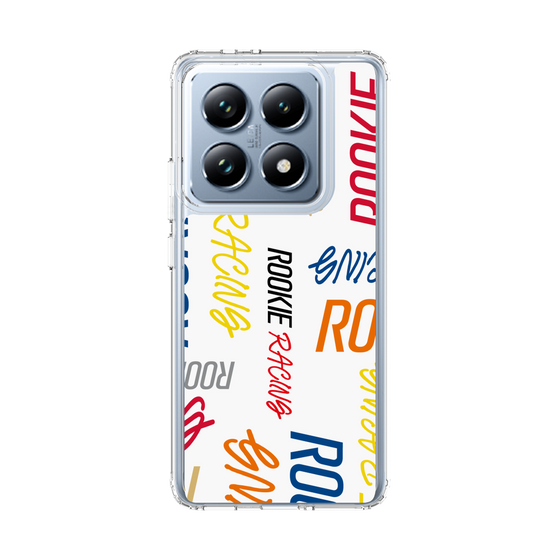 スリムプロテクションケース［ ルーキーレーシング - カラフルロゴ - ホワイト ］