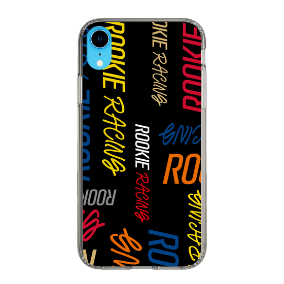 スリムプロテクションケース［ ルーキーレーシング - カラフルロゴ - ブラック ］