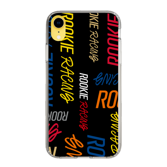 スリムプロテクションケース［ ルーキーレーシング - カラフルロゴ - ブラック ］