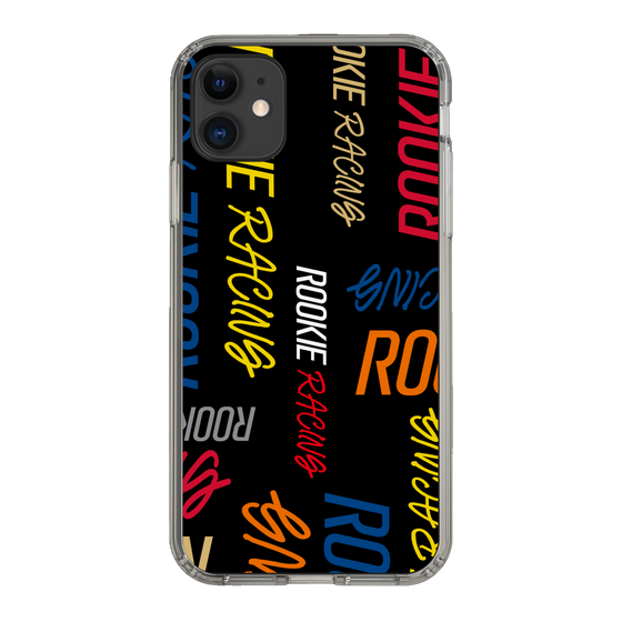 スリムプロテクションケース［ ルーキーレーシング - カラフルロゴ - ブラック ］