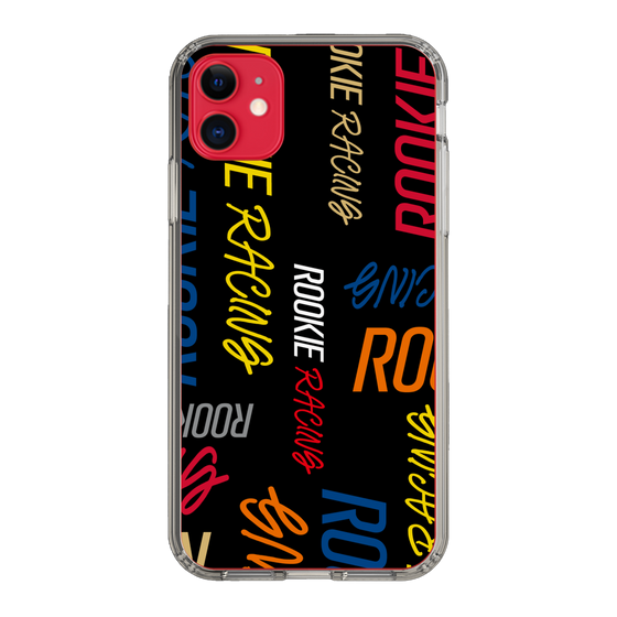 スリムプロテクションケース［ ルーキーレーシング - カラフルロゴ - ブラック ］