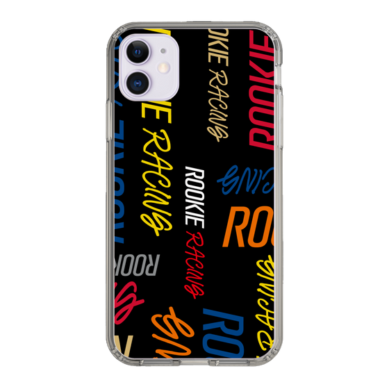 スリムプロテクションケース［ ルーキーレーシング - カラフルロゴ - ブラック ］