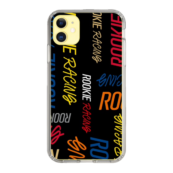 スリムプロテクションケース［ ルーキーレーシング - カラフルロゴ - ブラック ］