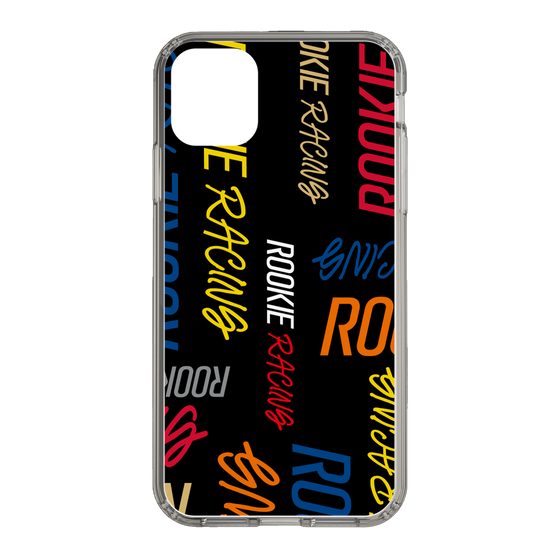 スリムプロテクションケース［ ルーキーレーシング - カラフルロゴ - ブラック ］