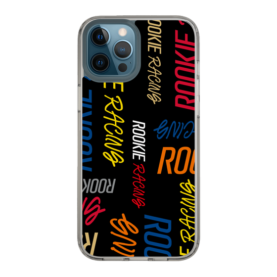 スリムプロテクションケース［ ルーキーレーシング - カラフルロゴ - ブラック ］