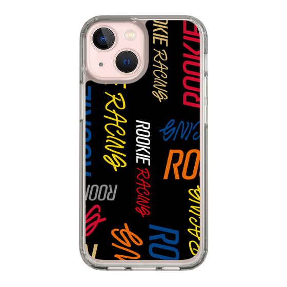 スリムプロテクションケース［ ルーキーレーシング - カラフルロゴ - ブラック ］