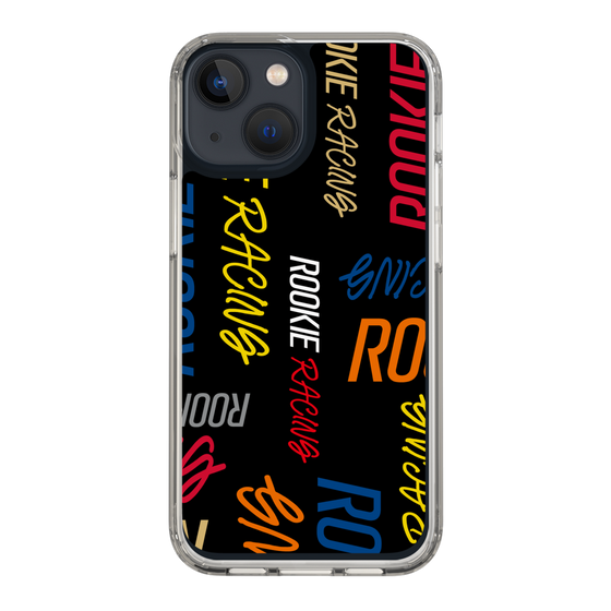 スリムプロテクションケース［ ルーキーレーシング - カラフルロゴ - ブラック ］