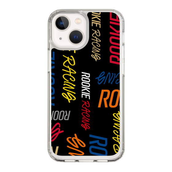 スリムプロテクションケース［ ルーキーレーシング - カラフルロゴ - ブラック ］