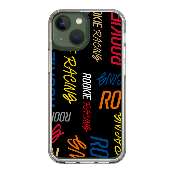 スリムプロテクションケース［ ルーキーレーシング - カラフルロゴ - ブラック ］