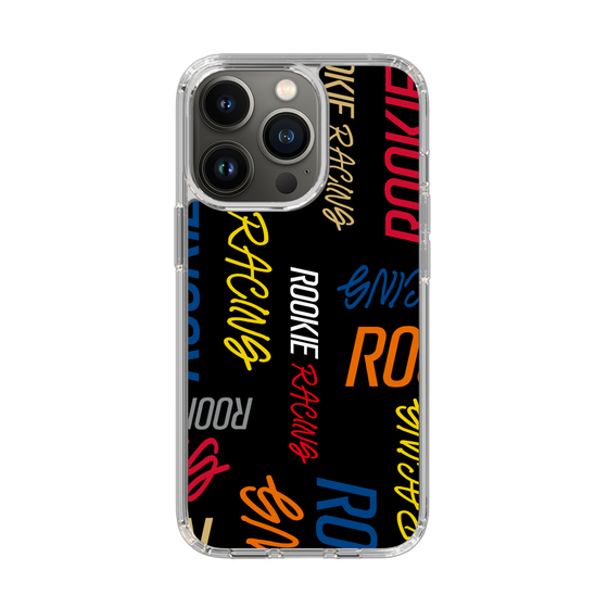 スリムプロテクションケース［ ルーキーレーシング - カラフルロゴ - ブラック ］