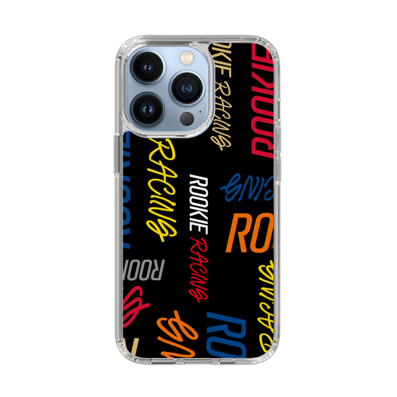 スリムプロテクションケース［ ルーキーレーシング - カラフルロゴ - ブラック ］