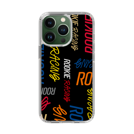 スリムプロテクションケース［ ルーキーレーシング - カラフルロゴ - ブラック ］