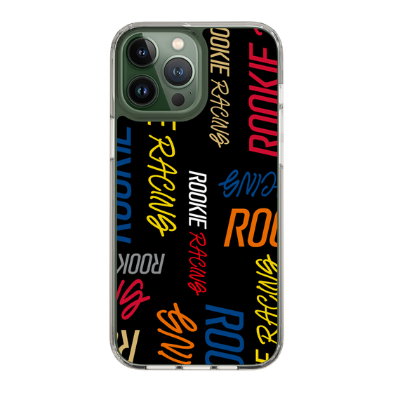 スリムプロテクションケース［ ルーキーレーシング - カラフルロゴ - ブラック ］