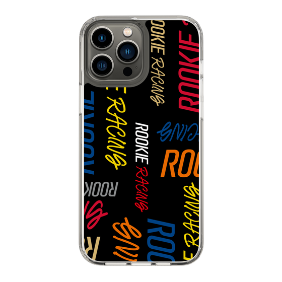 スリムプロテクションケース［ ルーキーレーシング - カラフルロゴ - ブラック ］