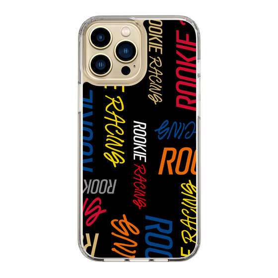 スリムプロテクションケース［ ルーキーレーシング - カラフルロゴ - ブラック ］