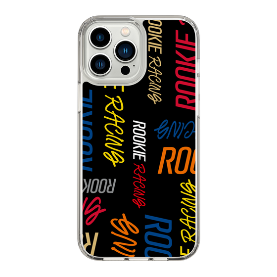 スリムプロテクションケース［ ルーキーレーシング - カラフルロゴ - ブラック ］